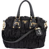 Prada Quilted Nylon City Handbag