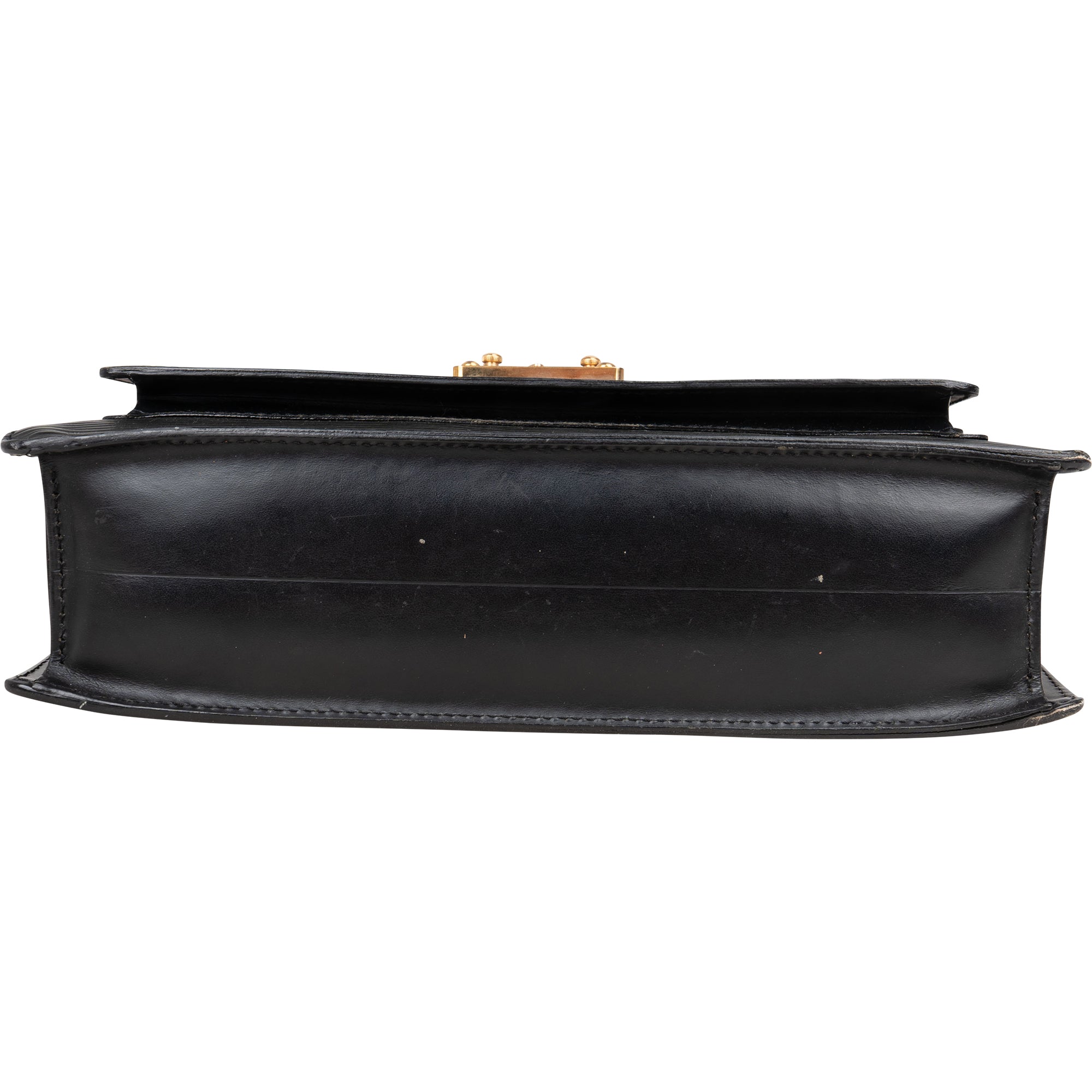 Louis Vuitton Noir Epi Leather Monceau Handbag - vintageandkickz