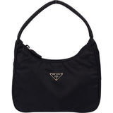 Prada Black Nylon Triangle Vintage Re-Edition Handbag