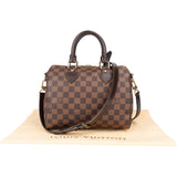 Louis Vuitton Damier Ebene Monogram Speedy 25 Bandouliere
