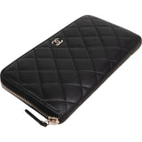 Chanel Quilted Lambskin CC Zipped Wallet