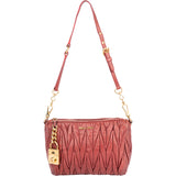 Miu Miu Quilted Matelasse Leather Shoulder Bag