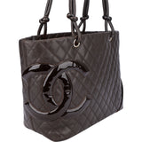 Chanel Quilted Lambskin Chambon Handbag