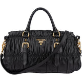 Prada Quilted Leather City Handbag