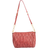 Miu Miu Quilted Matelasse Leather Shoulder Bag