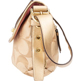 Coach Big Monogram Turnlock Crossbody Bag