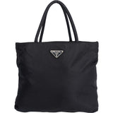 Prada Black Triangle Nylon Handbag