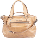 Miu Miu Classic Leather City Handbag