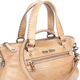 Miu Miu Classic Leather City Handbag