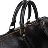 Louis Vuitton Noir Epi Leather Keepall 50