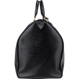 Louis Vuitton Noir Epi Leather Keepall 50
