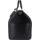 Louis Vuitton Noir Epi Leather Keepall 50