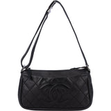 Chanel Quilted Leather Coco Shoulder Bag