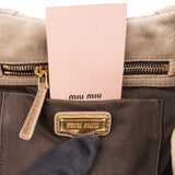 Miu Miu Quilted Leather City Handbag