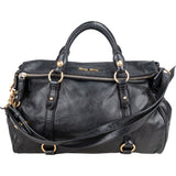 Miu Miu Classic Leather City Handbag