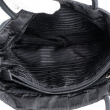 Prada Black Triangle Nylon Handbag