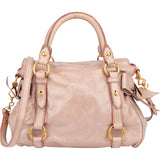 Miu Miu Classic Leather City Handbag