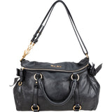 Miu Miu Classic Leather City Handbag