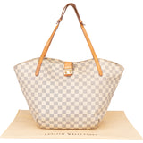 Louis Vuitton Damier Azur Monogram Salina GM Shoulder Bag