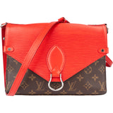 Louis Vuitton Canvas Epi Saint Michel PM Crossbody Bag