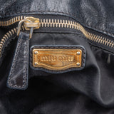 Miu Miu Classic Leather City Handbag