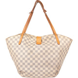 Louis Vuitton Damier Azur Monogram Salina GM Shoulder Bag