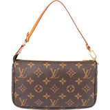 Louis Vuitton Canvas Monogram Pochette Accessoire Handbag