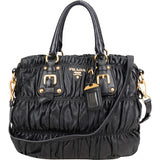 Prada Quilted Leather City Handbag