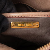 Miu Miu Classic Leather City Handbag