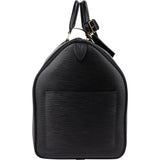 Louis Vuitton Noir Epi Leather Keepall 50