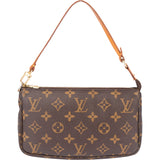 Louis Vuitton Canvas Monogram Pochette Accessoire Handbag