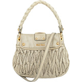 Miu Miu Quilted Leather City Handbag