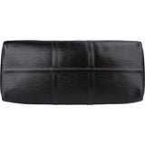 Louis Vuitton Noir Epi Leather Keepall 50