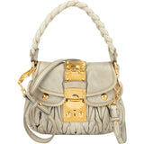 Miu Miu Quilted Leather City Handbag