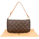 Louis Vuittonn Canvas Monogram Pochette Accessoire Handbag