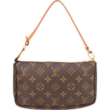 Louis Vuittonn Canvas Monogram Pochette Accessoire Handbag