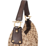 Gucci GG Monogram Horsebit Shoulder Bag