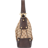 Gucci GG Monogram Horsebit Shoulder Bag