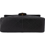 Chanel Quilted Lambskin 24K Gold Single Flap Crossbody Bag