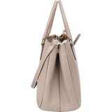 Prada Grey Saffiano Leather Galleria Handbag