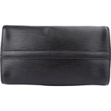 Louis Vuitton Noir Epi Leather Speedy 25 Handbag