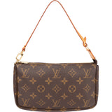 Louis Vuittonn Canvas Monogram Pochette Accessoire Handbag