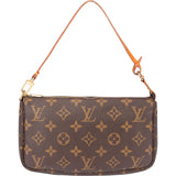 Louis Vuitton Canvas Monogram Pochette Accessoire Handbag