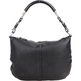 Prada Black Leather Triangle Handbag