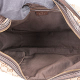 Gucci GG Monogram Horsebit Shoulder Bag