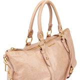 Miu Miu Classic Leather City Handbag