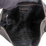 Prada Black Leather Triangle Handbag