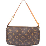 Louis Vuitton Canvas Monogram Pochette Accessoire Handbag