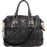 Prada Quilted Leather City Handbag