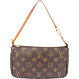 Louis Vuitton Canvas Monogram Pochette Accessoire Handbag
